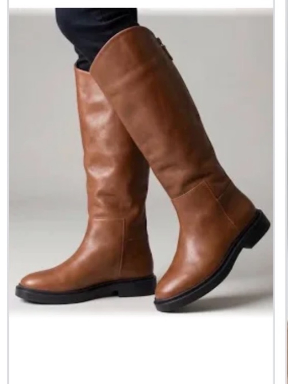 NWT Steve Madden Gaige Tall Riding Leather Boots Brown US 7.5